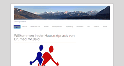 Desktop Screenshot of landarzt-baldi.com