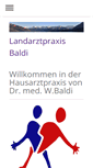 Mobile Screenshot of landarzt-baldi.com